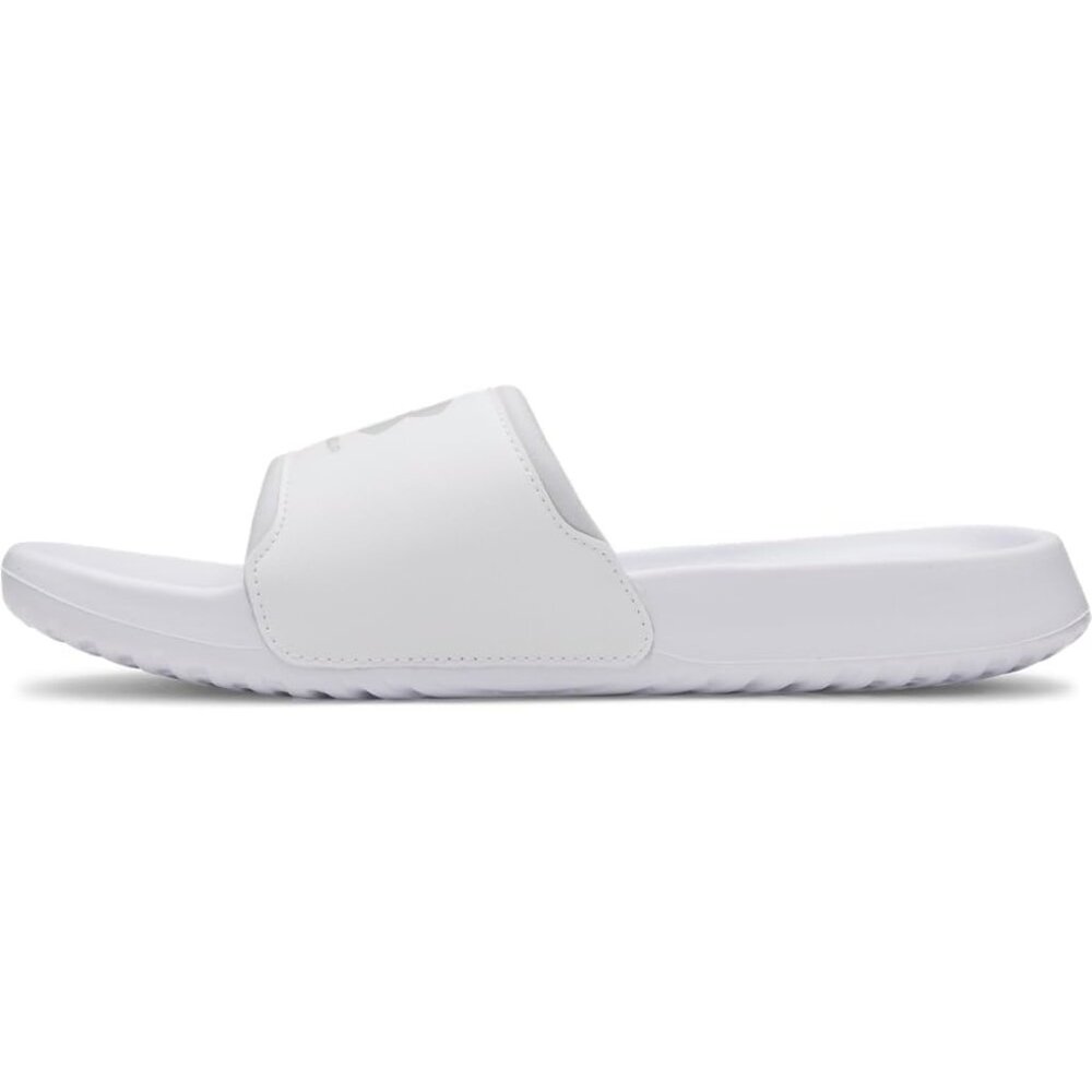 Men Slide Sandals White Slip-On Classic Comfort Streetwear Open-Toe Shoes